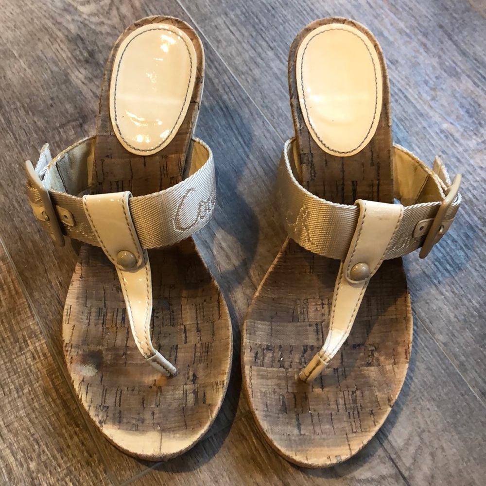 Coach women’s wedge sandals